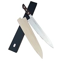 Amazon | 堺孝行 洋ハンドル 青二鋼 両刃 本刃付 日本製 (牛刀_240mm